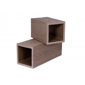 POLIVAN Столб опорный 3D WOOD (100*100), цвет СВЕТЛО-КОРИЧНЕВЫЙ